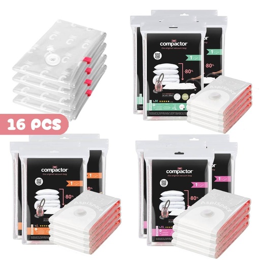 [RAN11868] COMPACTOR SET ASPISPACE 16 PCS