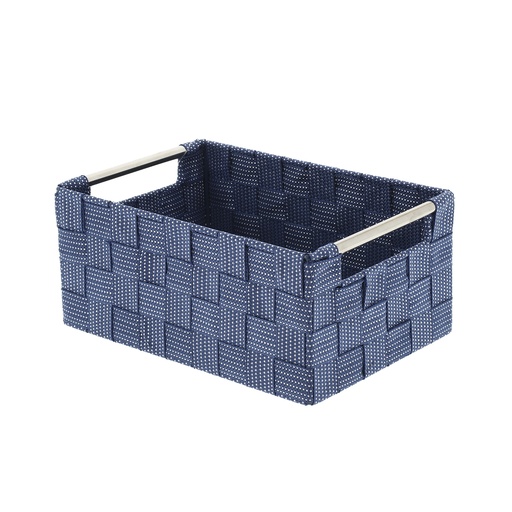 [RAN8459] TORONTO CESTO S C/MAN MET BLU