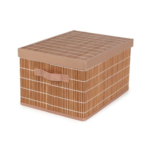 [RAN11785] NAGO SCATOLA  IN BAMBU' CON COPERCHIO, L