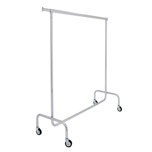 [RAN10030] PURE PROFESSIONAL STAINLESS STELL CLOTHES RACK L. 140 - H. 150CM