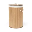 [RAN5213A] BAMBOO P/BIANCHERIA  TONDO NATURALE