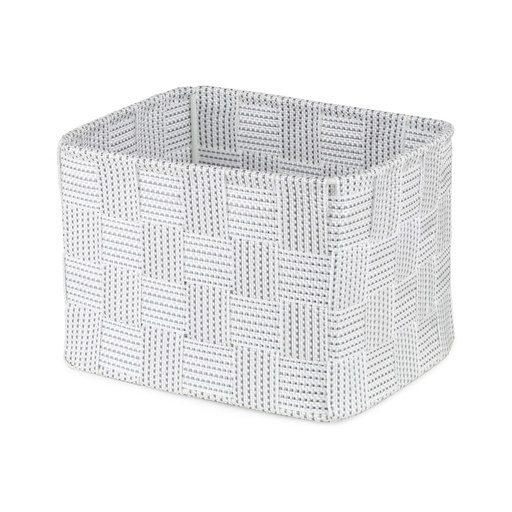 [RAN8557] TORONTO CESTINO 19X14X13  B.CO