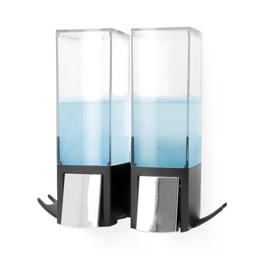 [RAN9656] WALL DISPENSER DOP SAPONE NERO