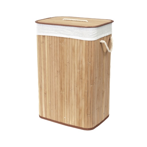 [RAN5217] BAMBOO P/BIANCHERIA RETTANGOLARE NATURALE 80LT