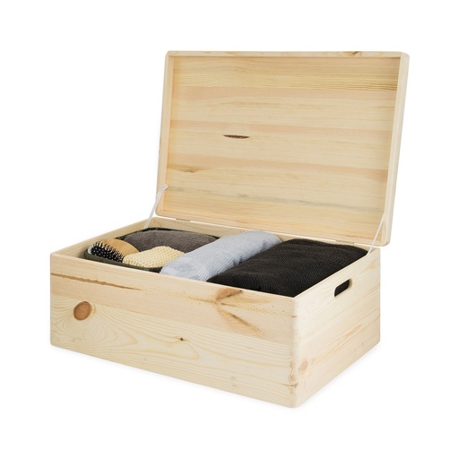 [RAN6477] WOOD BOX SCAT LEGNO 60X40X23