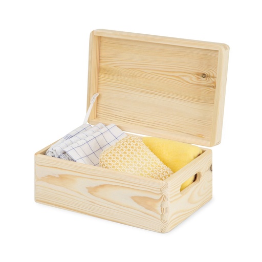 [RAN6479] WOOD BOX SCAT LEGNO 30X20X14