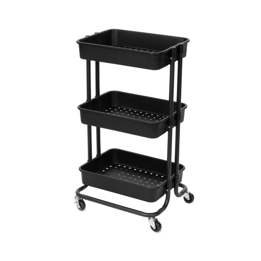 [RAN11101] GRENA CARRELLO 3 RIP.PLA. NERO