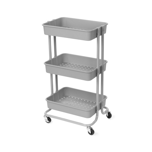 [RAN11103] GRENA CARRELLO 3RIP.PLA.GRIGIO