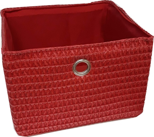 [RAN5826] ZODIO CESTO POLIPROP COL.ROSSO