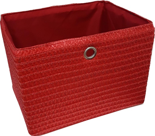 [RAN5827] ZODIO CESTO POLIPROP COL.ROSSO
