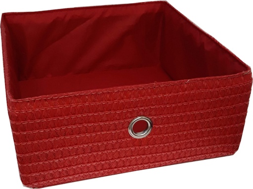 [RAN5828] ZODIO CESTO POLIPROP COL.ROSSO