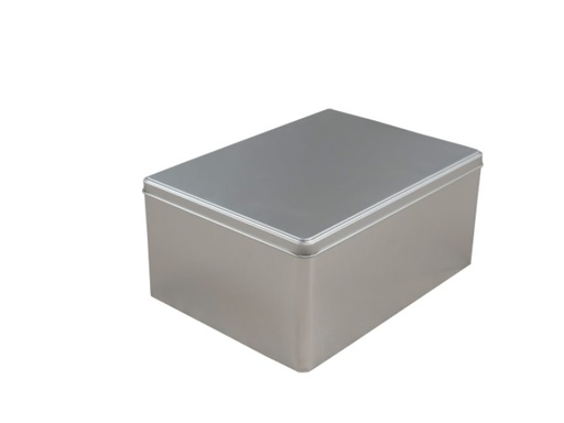[RAN9315] VAS SCATOLA METALLO  SATINATA