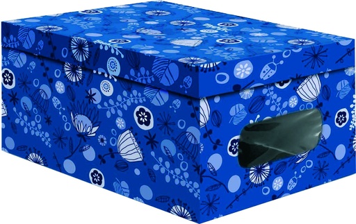 [RAN6906] COLOR SCAT PVC 50X40X25 BLU