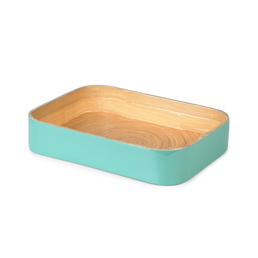 [RAN7293] DANANG VASSOIO BAMBU VERDE