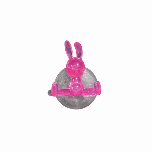 [RAN7299] FUNNY HOOK - CONIGLIO ROSA