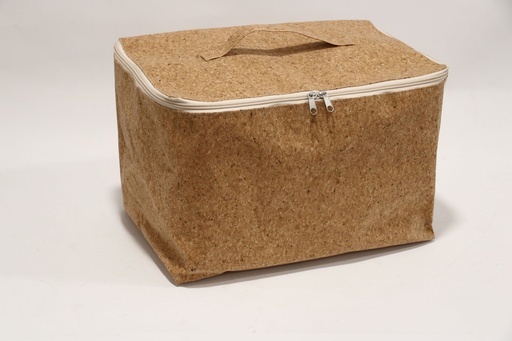 [RAN8488] CORK ZIPPERBAG 39X26X27H.