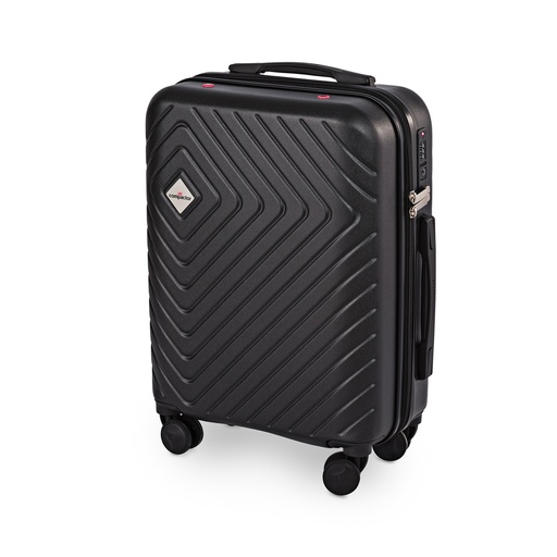 [RAN10272] Hybrid Luggage Cosmos Black Cabin Size
