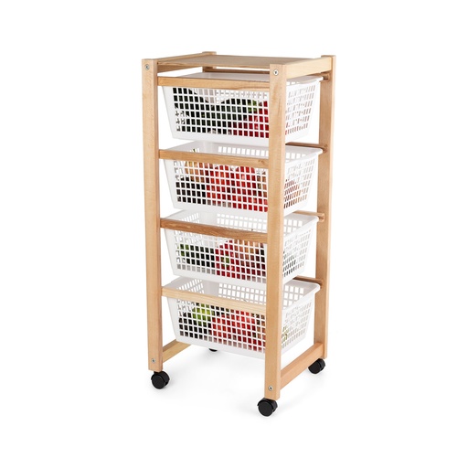 [RAN9892] FRESCO CARRELLO CUCINA LEGNO
