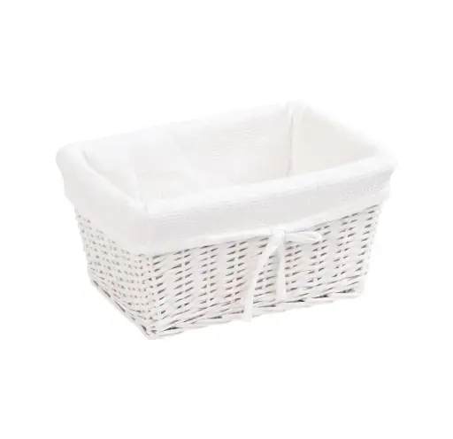 [RAN3471] TOLEDO CESTO BIANCO 38X26X19CM